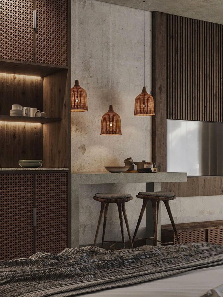 Calm spa interior